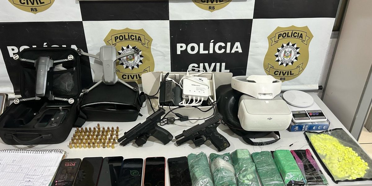 Três homens são presos em operação da Polícia Civil em Rio Grande