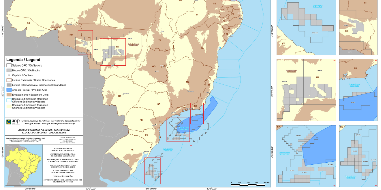 Nova rodada de leilões reforça interesse na Bacia de Pelotas