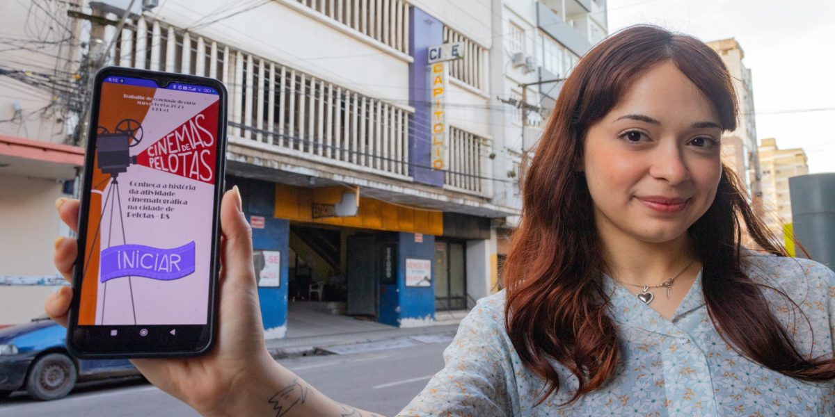 A memória dos cinemas de calçada de Pelotas na palma da mão