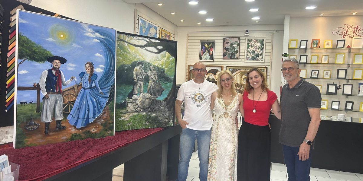 Projeto solidário leiloa telas inéditas de artistas de Pelotas