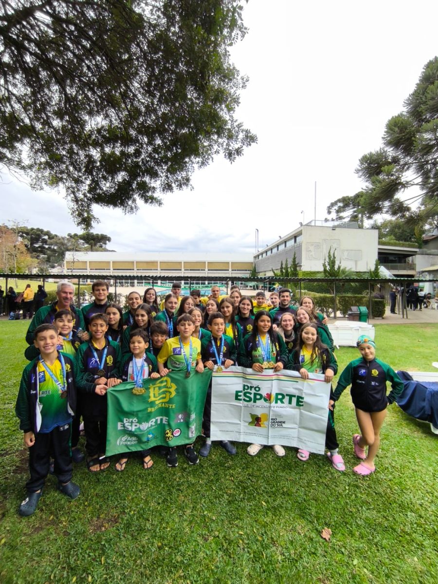 Brilhante conquista 92 medalhas no Estadual do Interior