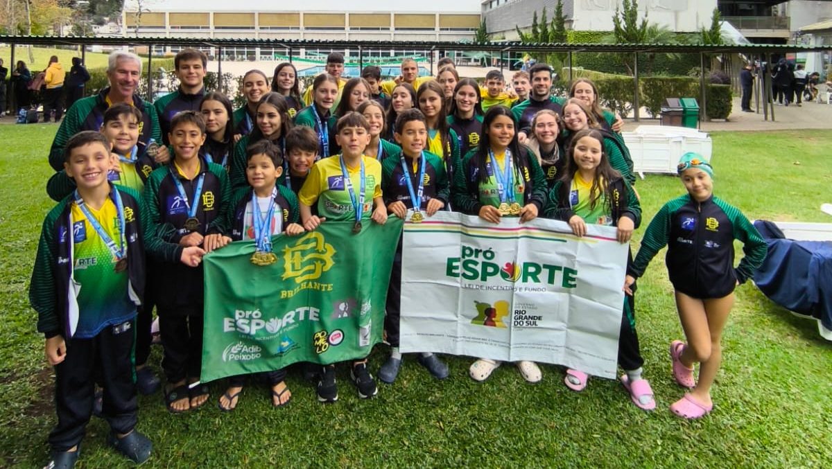 Brilhante conquista 92 medalhas no Estadual do Interior