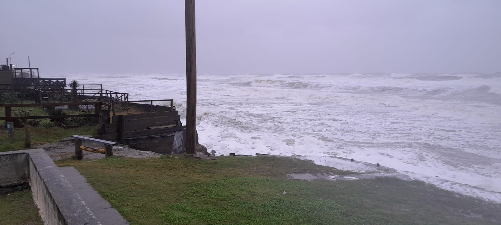 Passagem de ciclone extratropical mobiliza a Zona Sul