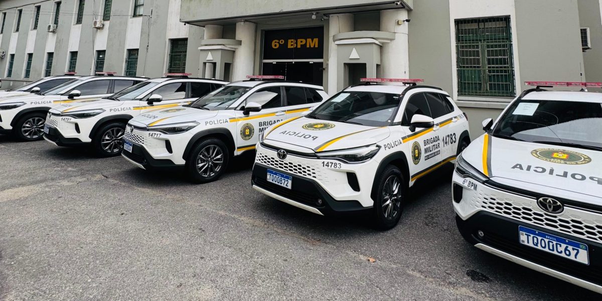 Região recebe nove viaturas para reforçar patrulhamento