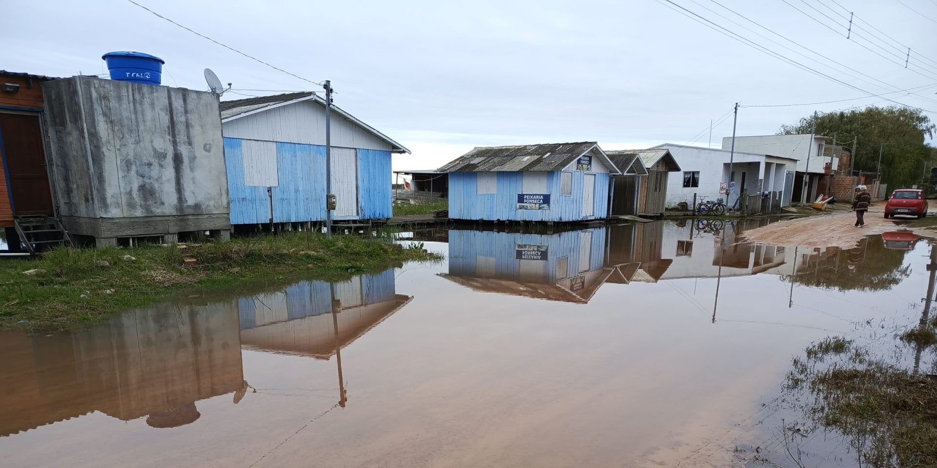 Expectativa de volume de chuva e vento preocupa cenário de cheias em Pelotas