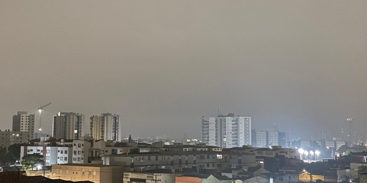 Final de semana será de céu nublado e nevoeiro na Zona Sul