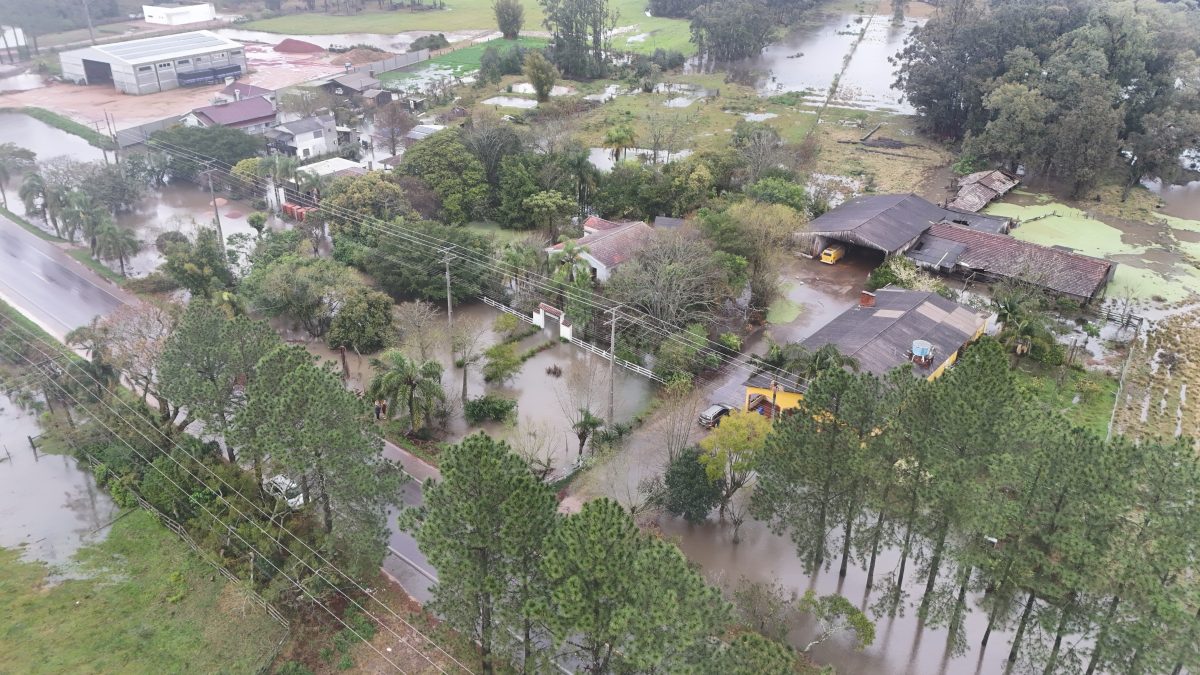 Defesa Civil monitora elevação nos rios da região Sul
