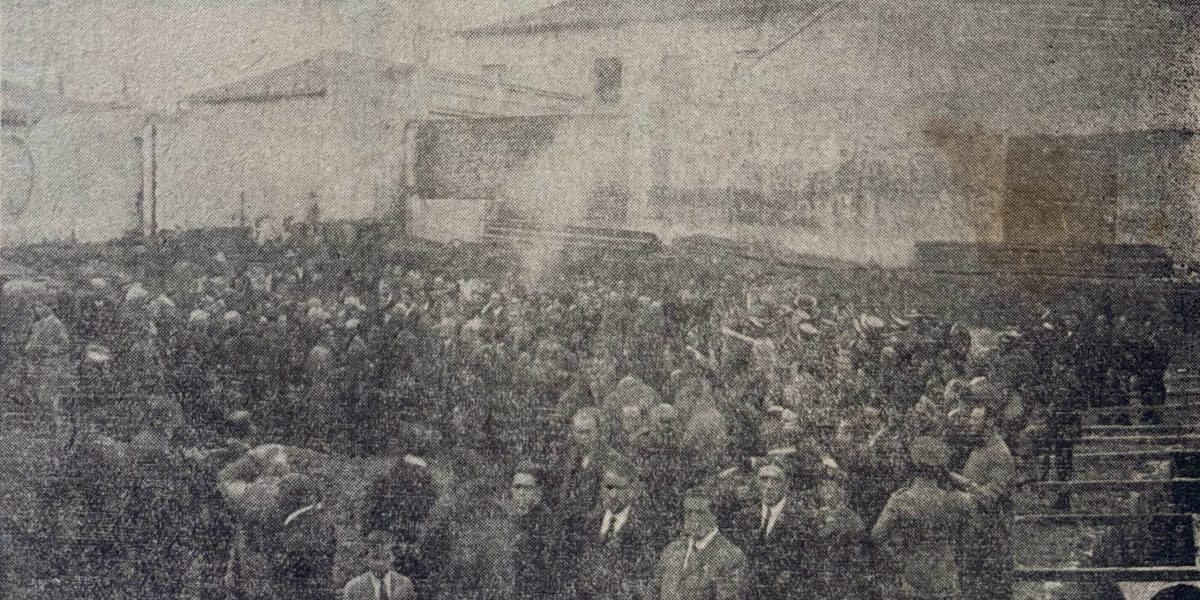 Jornal divulga imagens de cerimônia na obra do empreendimento Grande Hotel