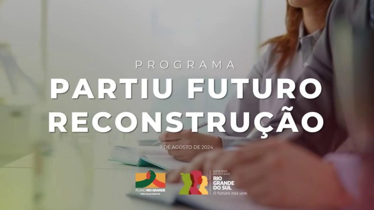 Partiu Futuro Reconstrução: programa abre 360 vagas para jovens aprendizes na Região