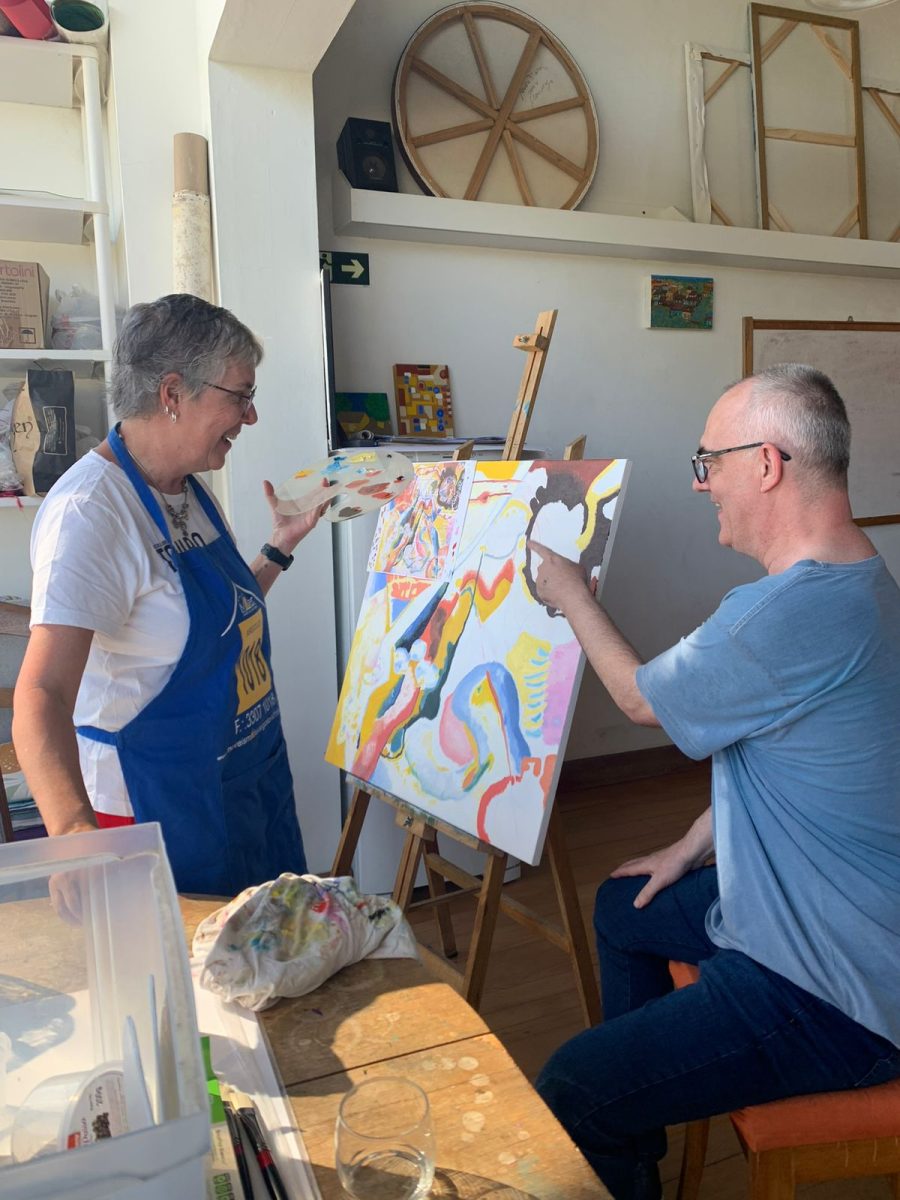 Ágape realiza curso gratuito de pintura impressionista