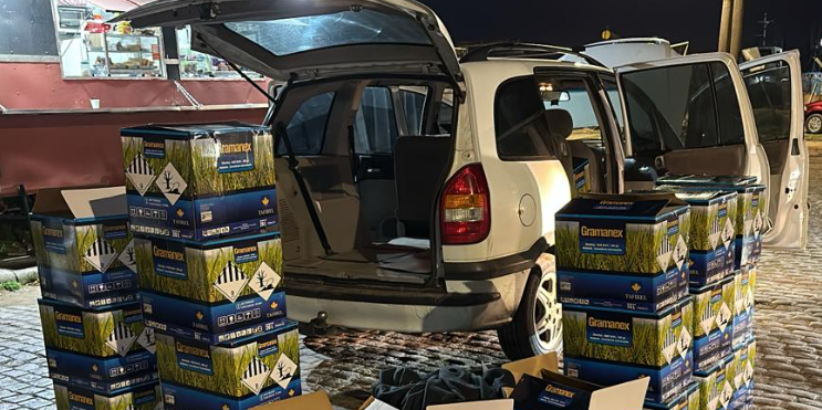 Operação apreende 500 litros de agrotóxicos contrabandeados do Uruguai