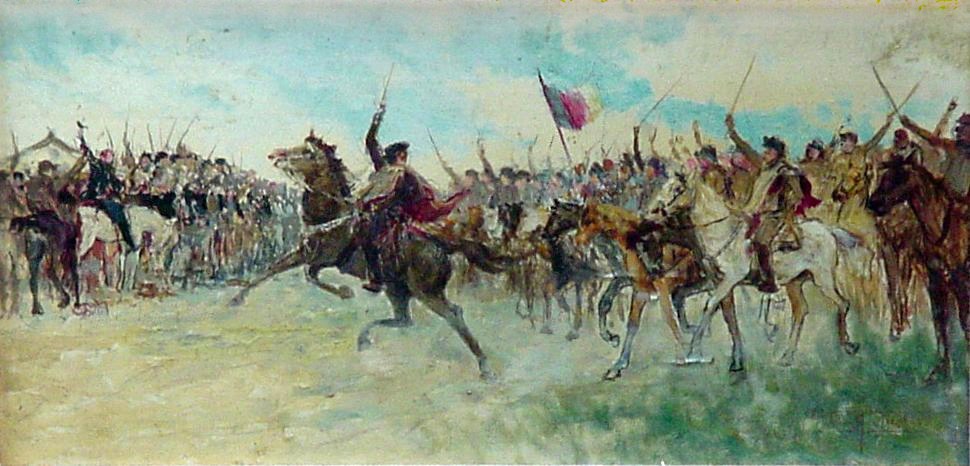 General Antônio de Souza Netto proclama a República Rio-Grandense