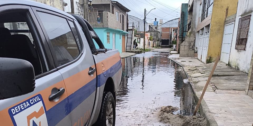 Rio Grande registra alagamentos por influência dos ventos fortes