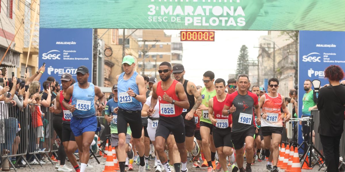 Homem passa mal durante Maratona Sesc de Pelotas e é levado ao hospital