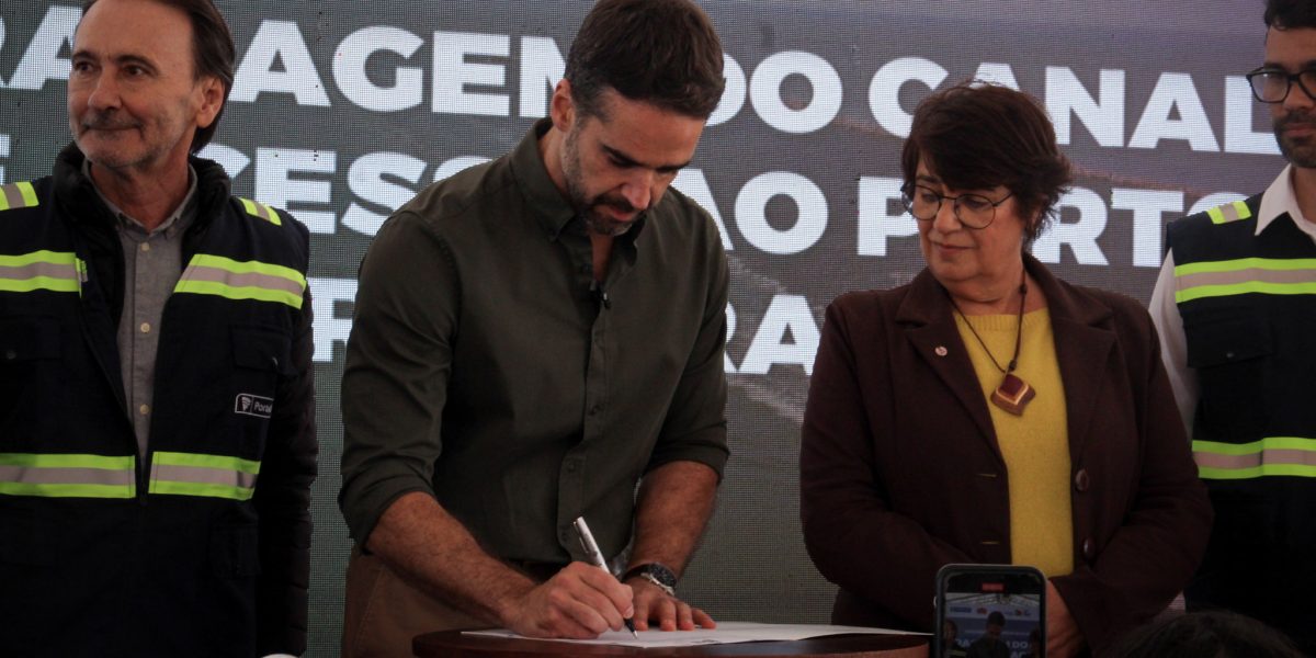 Início da dragagem do canal de acesso ao Porto de Rio Grande é assinado