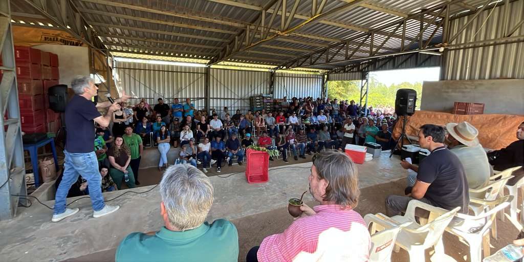 Reunião entre produtores de pêssego e indústria debate queda nos preços