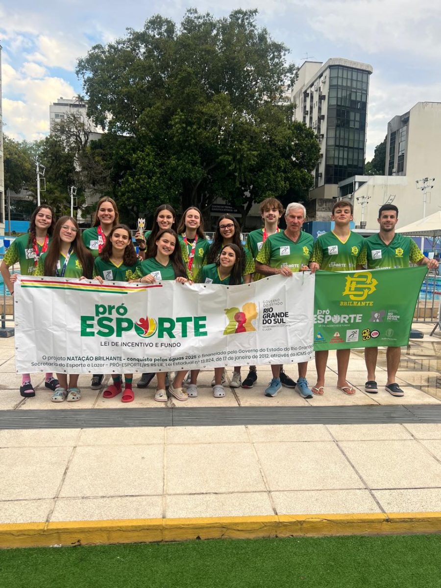 Clube Brilhante conquista troféus e 29 medalhas em Porto Alegre