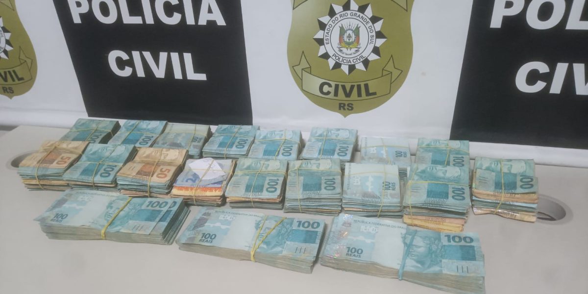 Três pessoas são presas por furto de R$ 360 mil