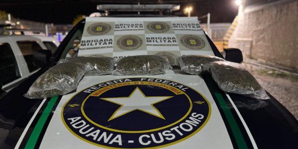 Receita Federal e Brigada Militar apreendem drogas em Pelotas