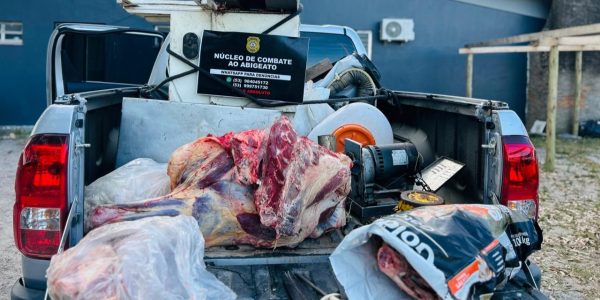 Ação contra abigeato localiza açougue clandestino em Rio Grande