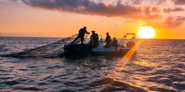 Três homens são presos por pesca ilegal na Lagoa dos Patos