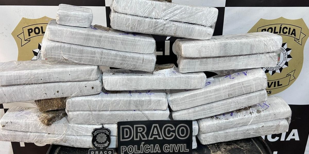 Polícia Civil apreende 9 kg de maconha enterrados em imóvel em São José do Norte