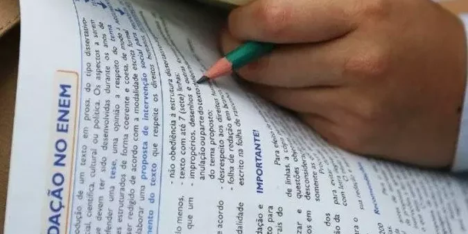 Primeiro dia de provas do Enem é neste domingo com foco na redação