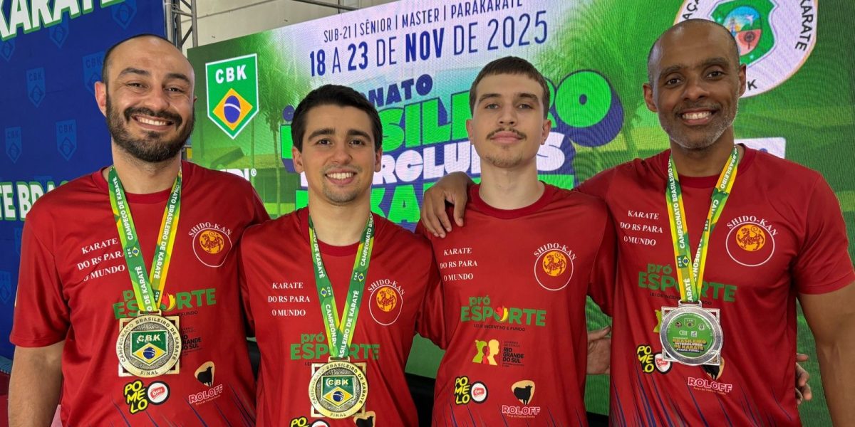 Shido-Kan conquista três medalhas na etapa final do Brasileiro