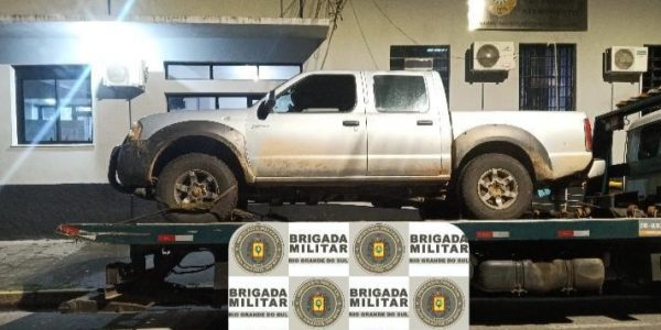 Brigada Militar recupera veículo roubado e prende dois homens no Capão do Leão