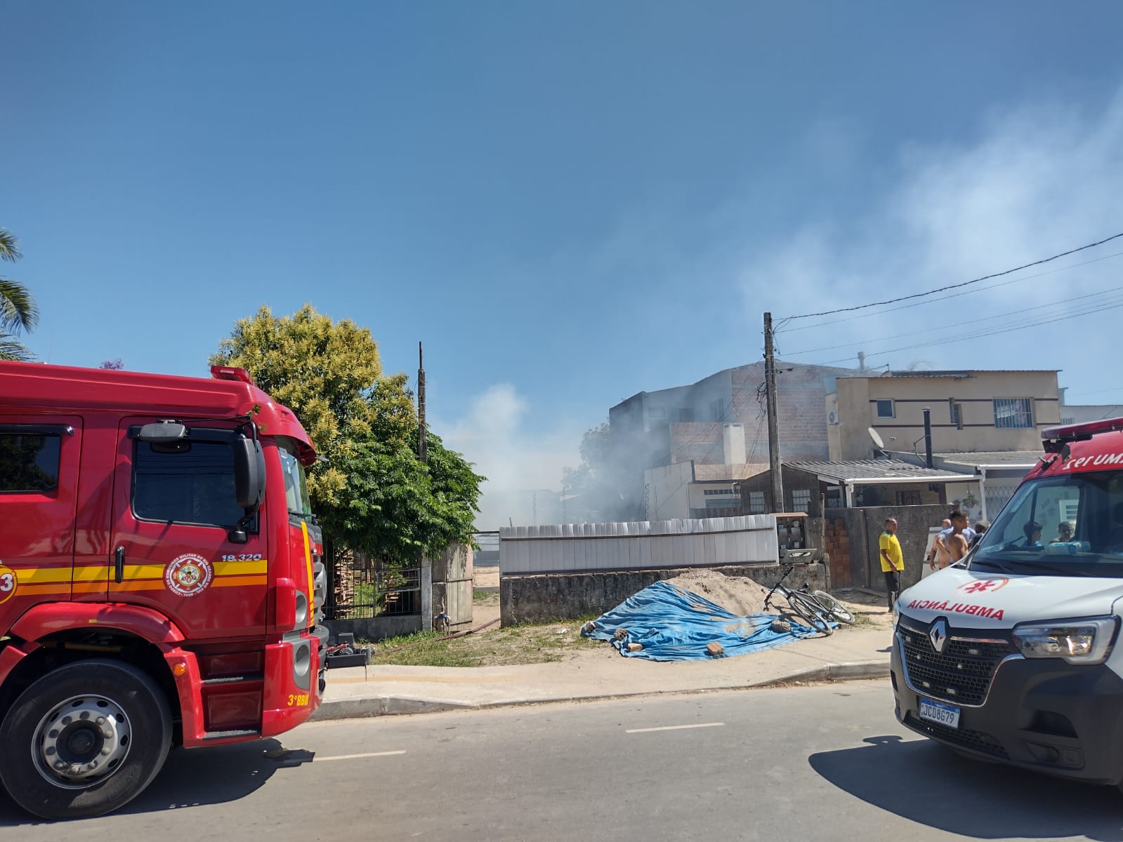 Incêndio em residência no Bom Jesus deixa idosa ferida em Pelotas