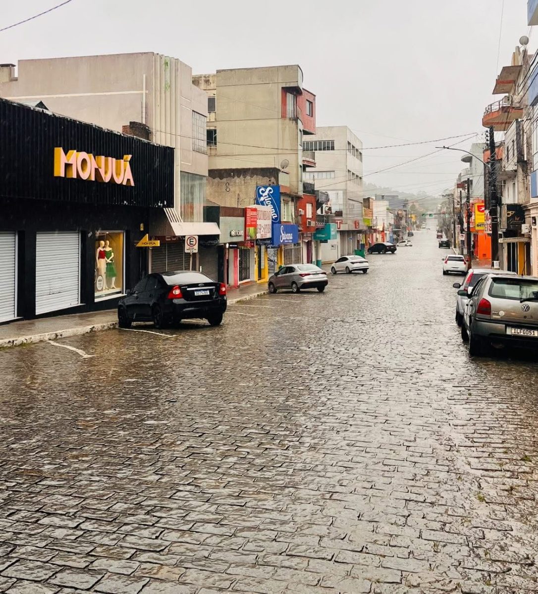 Região Sul já registra acumulados de chuva superiores a 50 milímetros