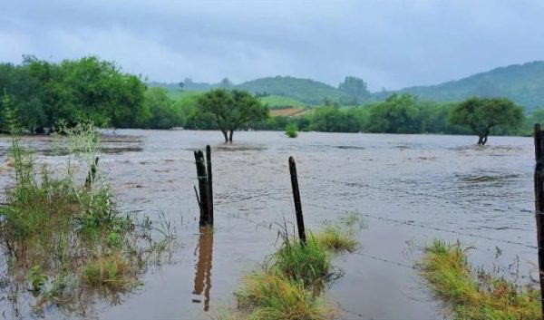 Pelotas registra alagamentos na zona urbana e rural