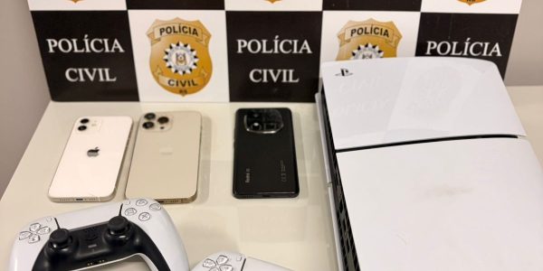 Polícia Civil recupera eletrônicos furtados em nova fase da Operação Tela Limpa