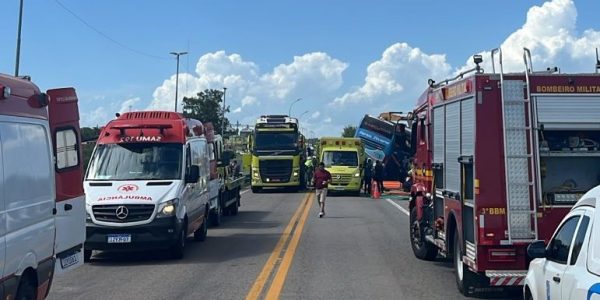 Pronto Socorro de Pelotas atende nove vítimas após acidente na BR-116