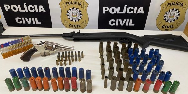 Polícia Civil prende homem em flagrante por posse irregular de arma de fogo em Dom Pedrito