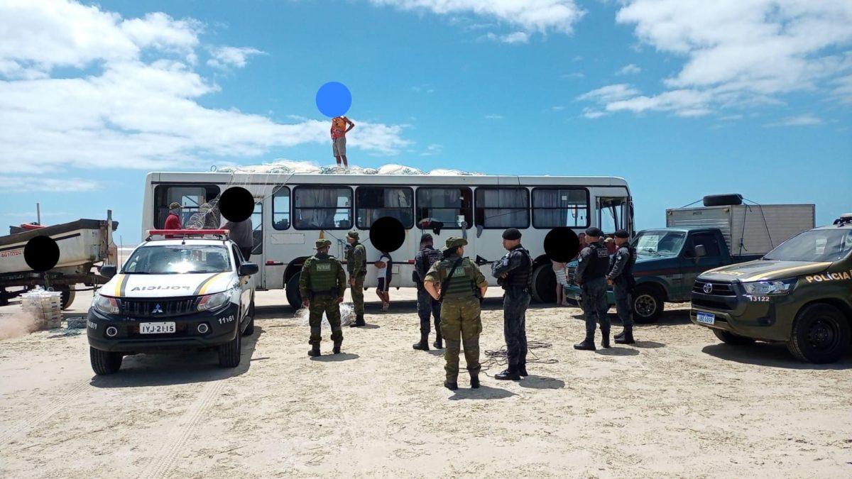 Brigada Militar prende pescador por crime ambiental na Praia do Cassino