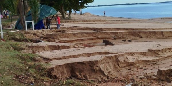 Grande volume de chuva causa transtornos em São Lourenço do Sul