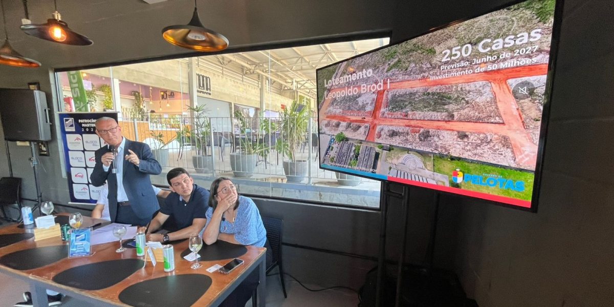 Até o final de 2027, 1.250 casas devem ser entregues em Pelotas