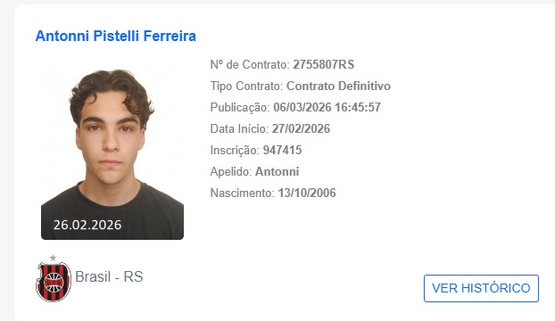 Jogador nascido nos Estados Unidos é registrado pelo Xavante