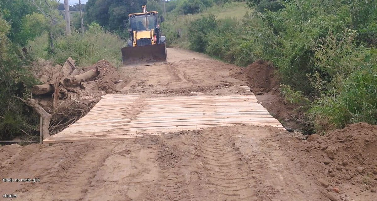 Prefeitura recupera pontes na Cascata e na colônia Osório