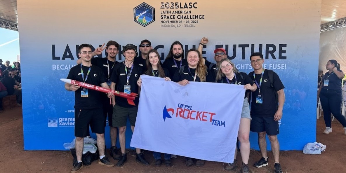Equipe de foguetemodelismo da UFPel mira primeiro lugar em 2026