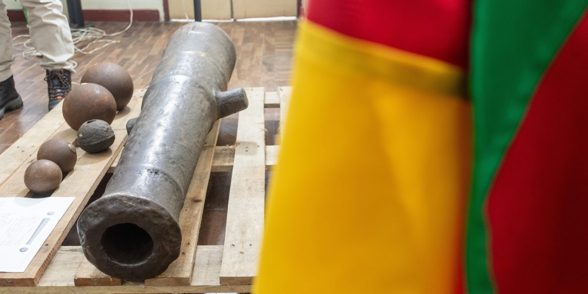 Trabalho do Lâmina vai revitalizar artefatos bélicos do século 19