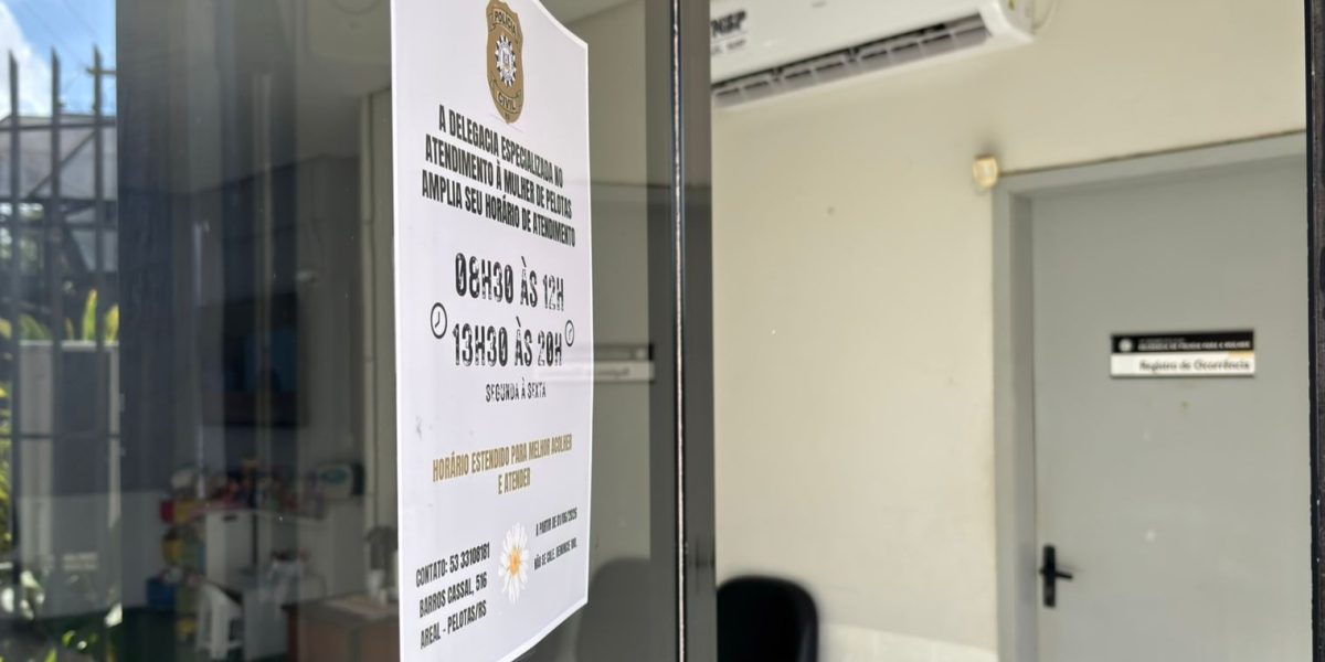 Delegacia Especializada no Atendimento à Mulher amplia atendimento em mais duas horas