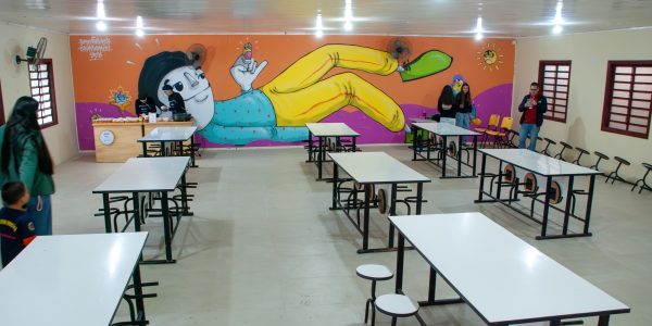 Refeitório do Centro Social do COP volta a ser utilizado após seis anos