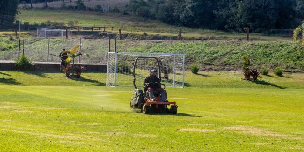 Na Colônia de Pelotas, um gramado padrão Copa do Mundo