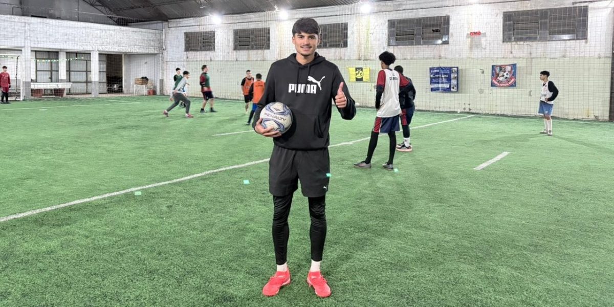 Larson encerra férias com treinos em Pelotas e retorna ao Palmeiras