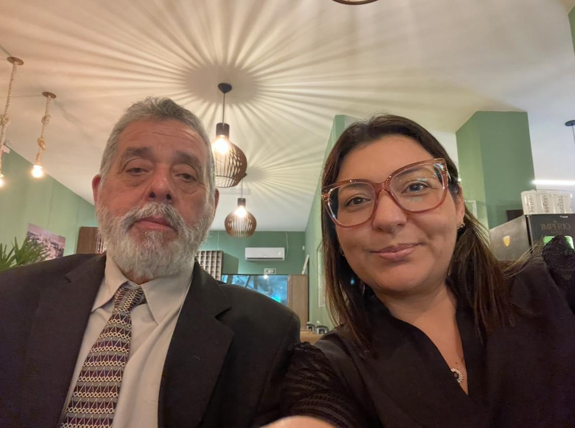 Proprietários do Calzoon: Jorge e Luciele Alves