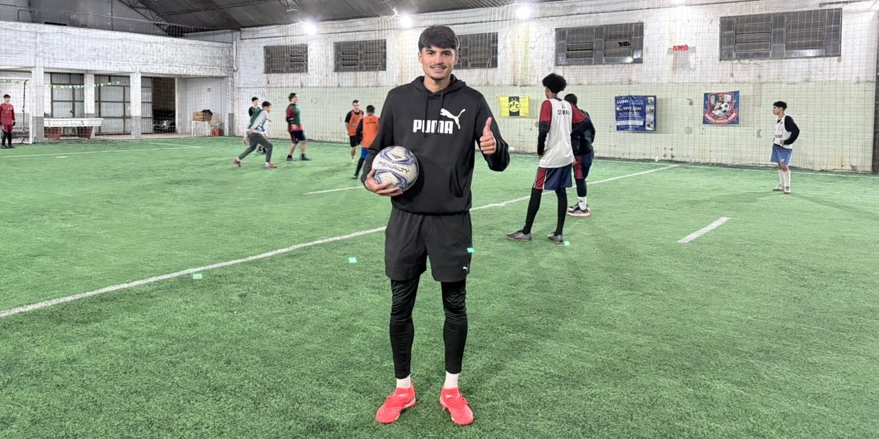 Larson encerra férias com treinos em Pelotas e retorna ao Palmeiras