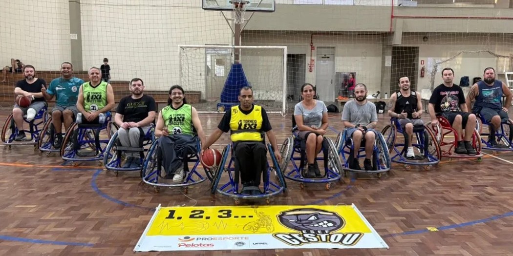 Projeto da UFPel promove ação com basquete em cadeira de rodas neste sábado