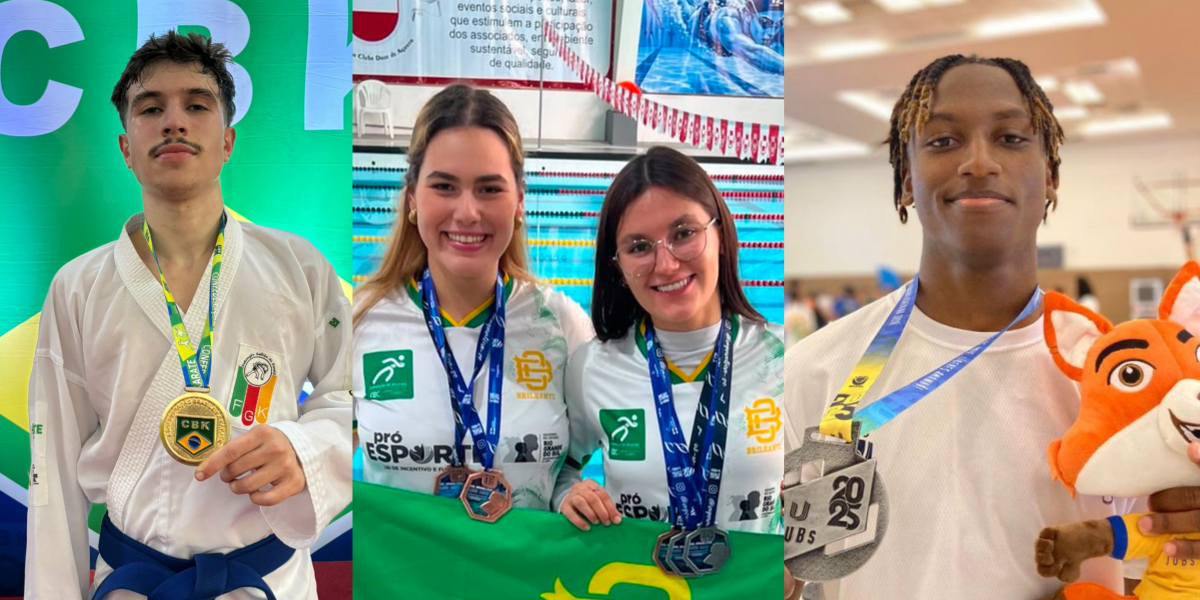 Quatro atletas representarão a UFPel nos Jogos Universitários Brasileiros